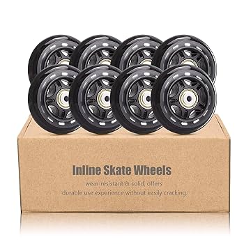 Amazon.co.jp: TOBWOLF 8個パック 76mm 84A インラインスケート